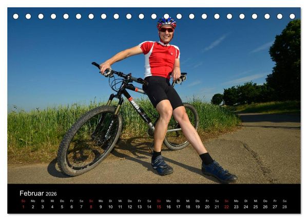 Produktbild: BIKE and FUN (Tischkalender 2026 DIN A5 quer), CALVENDO Monatskalender