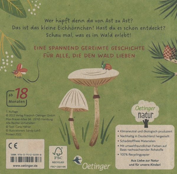 Produktbild: Meine Waldfreunde. Das kleine Eichhörnchen