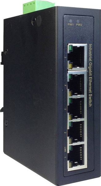 Produktbild: Digitus DN-651107 DN-651107 Industrial Ethernet Switch 5 Port 10 / 100 / 1000 MBit/s