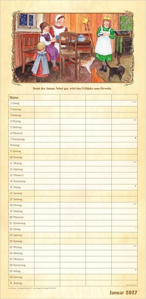 Produktbild: Bauernkalender Familienplaner 2027