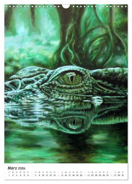 Produktbild: Wildlife Portraits (Wandkalender 2026 DIN A3 hoch), CALVENDO Monatskalender