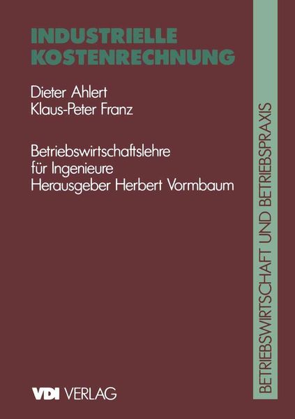 Produktbild: Industrielle Kostenrechnung