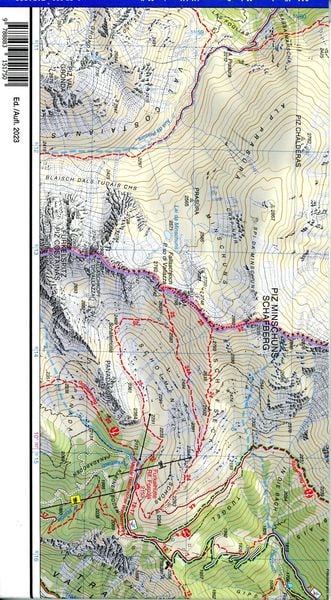 Produktbild: Tabacco Wandern Vinschgau-Mals-Sesvenna-Val Venosta-Malles 1:25000