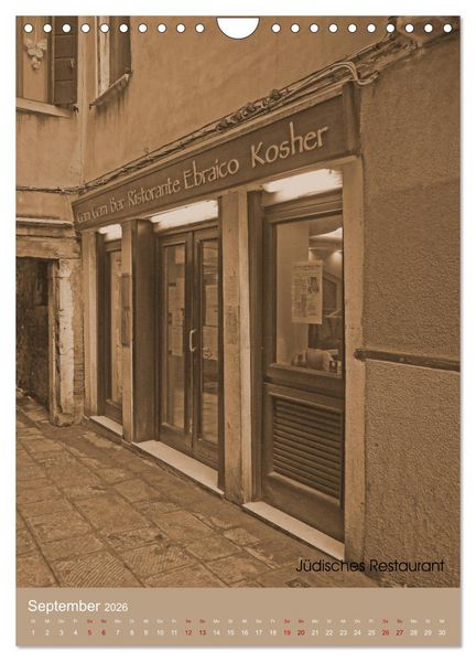 Produktbild: Das Ghetto Venedigs (Wandkalender 2026 DIN A4 hoch), CALVENDO Monatskalender