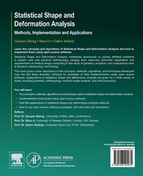 Produktbild: Statistical Shape and Deformation Analysis