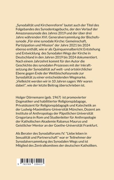 Produktbild: Synodalit&auml;t und Kirchenreform