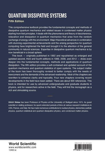 Produktbild: Quantum Dissipative Sys (5th Ed)