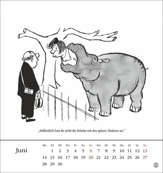 Produktbild: Loriot Postkartenkalender 2027