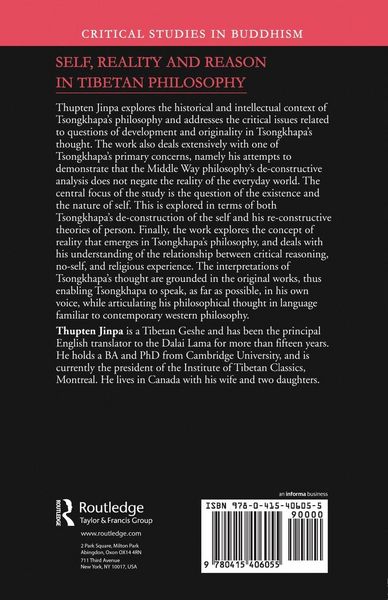 Produktbild: Self, Reality and Reason in Tibetan Philosophy