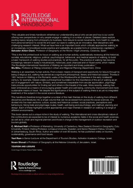 Produktbild: The Routledge International Handbook of Walking