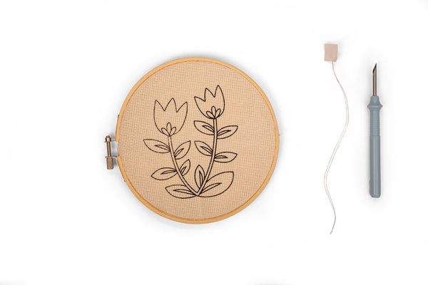 Produktbild: Tulips Punch Needle Kit