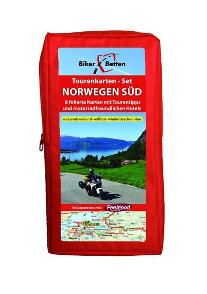 Produktbild: Tourenkarten Set Norwegen S&uuml;d (FolyMaps)