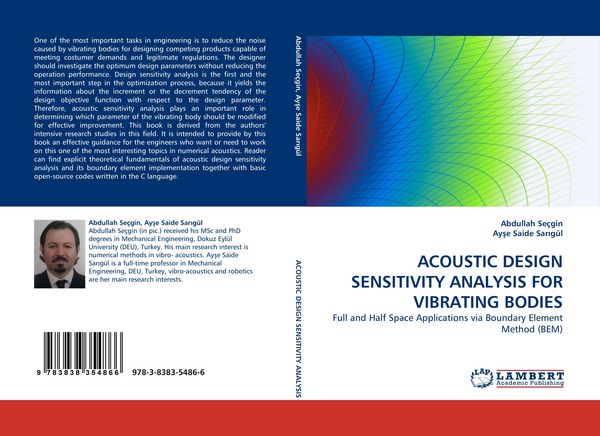 Produktbild: Acoustic Design Sensitivity Analysis For Vibrating Bodies