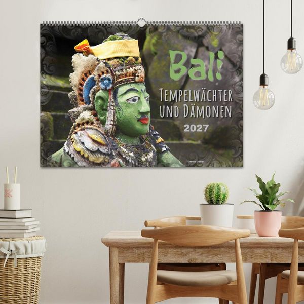 Produktbild: Bali - Tempelw&auml;chter und D&auml;monen (Wandkalender 2027 DIN A2 quer), CALVENDO Monatskalender
