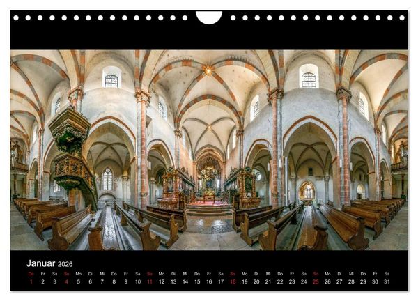 Produktbild: Kapellen, Kirchen und Kathedralen 2026 (Wandkalender 2026 DIN A4 quer), CALVENDO Monatskalender