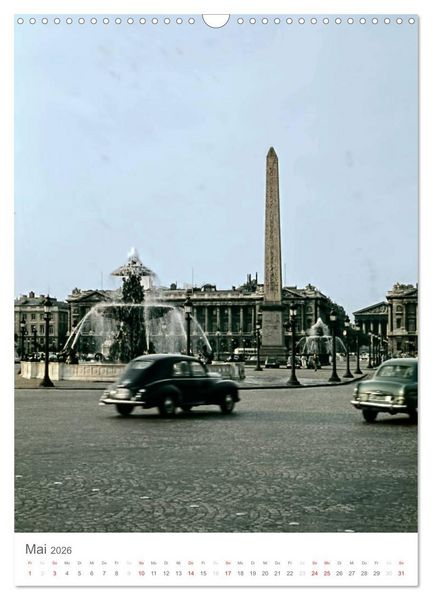 Produktbild: Paris, damals ... (Wandkalender 2026 DIN A3 hoch), CALVENDO Monatskalender
