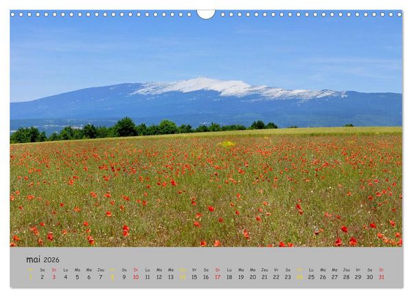 Produktbild: Le Mont Ventoux Le g&eacute;ant de Provence (Calendrier mural 2026 DIN A3 vertical), CALVENDO calendrier mensuel