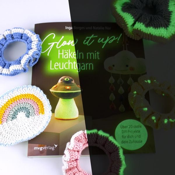 Produktbild: Glow it up: H&auml;keln mit Leuchtgarn