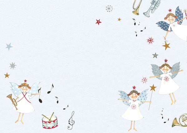 Produktbild: Design Paper Besinnliche Weihnachten DIN A5. Mit Falz f&uuml;r Klappkarten