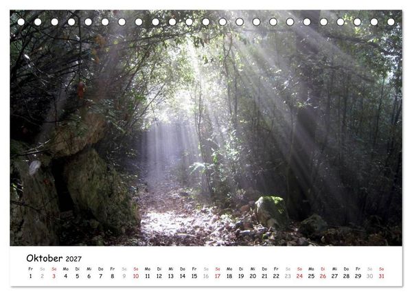 Produktbild: Camino di Assisi - Franziskusweg (Tischkalender 2027 DIN A5 quer), CALVENDO Monatskalender