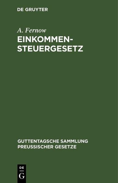 Produktbild: Einkommensteuergesetz