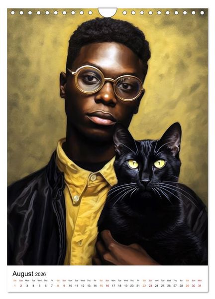 Produktbild: Meow and Forever (Wall Calendar 2026 DIN A4 portrait), CALVENDO 12 Month Wall Calendar