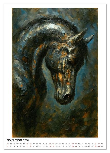 Produktbild: Enjoy Arabian Horses (Desk Calendar 2026 DIN A5 portrait), CALVENDO 12 Month DeskCalendar