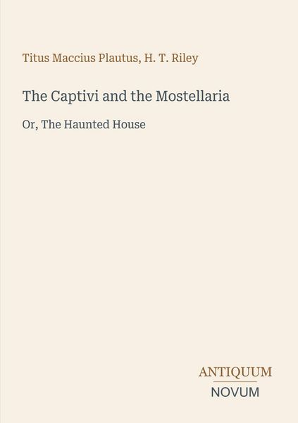 Produktbild: The Captivi and the Mostellaria