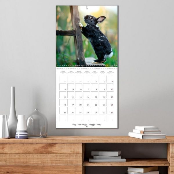 Produktbild: RABBITS Cuddly little guys (Wall Calendar 2026 12 &times; 12 Inch) CALVENDO 12 Month Wall Calendar