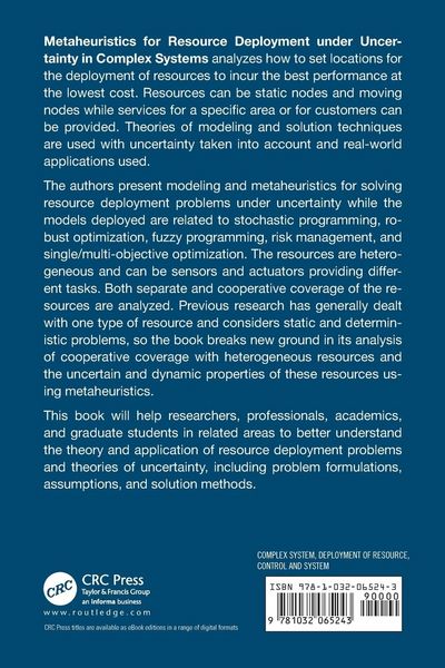 Produktbild: Metaheuristics for Resource Deployment under Uncertainty in Complex Systems