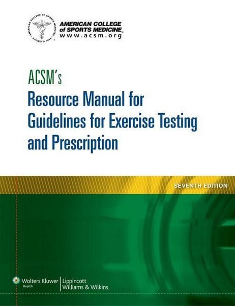 Produktbild: ACSM's Resource Manual for Guidelines for Exercise Testing and Prescription