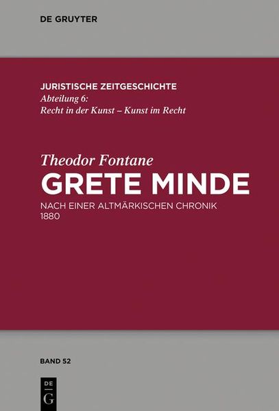 Produktbild: Theodor Fontane, Grete Minde