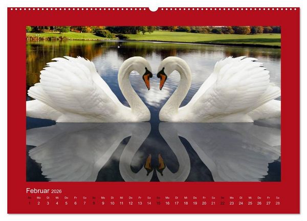 Produktbild: Botschaften mit Herz! (Wandkalender 2026 DIN A2 quer), CALVENDO Monatskalender