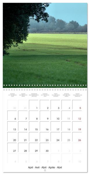Produktbild: Les couleurs de la Vienne (Calendrier mural carr&eacute; 2026 30x30 cm) Calendrier double avec une page pour vos prises de notes