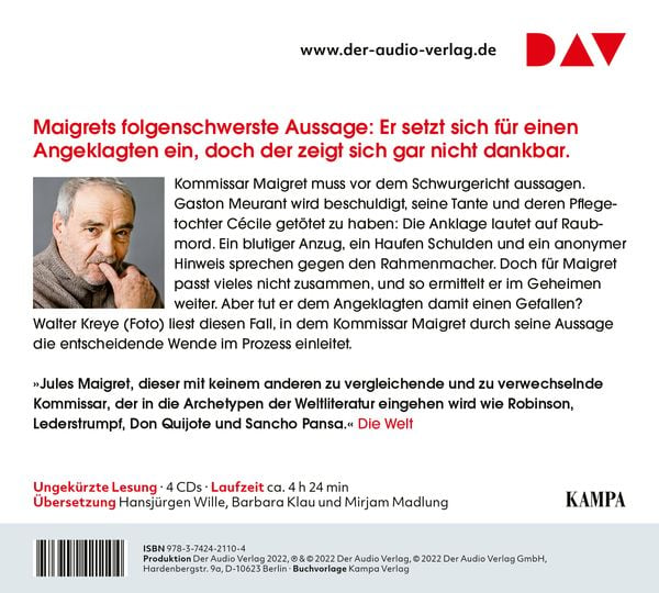 Produktbild: Maigret vor dem Schwurgericht