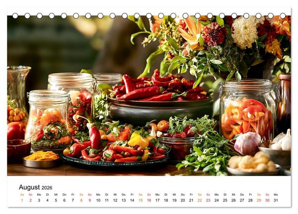 Produktbild: K&uuml;chenkalender Glaswerk (Tischkalender 2026 DIN A5 quer), CALVENDO Monatskalender