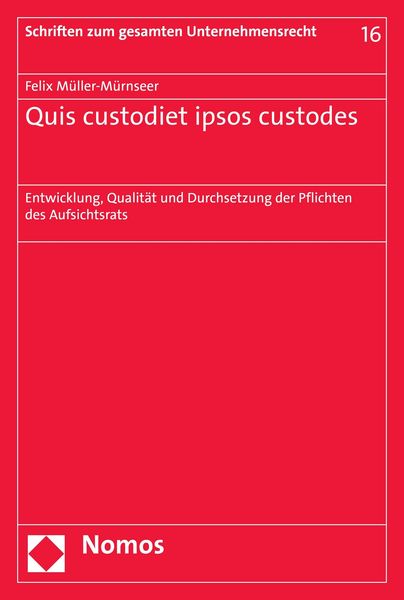 Produktbild: Quis custodiet ipsos custodes