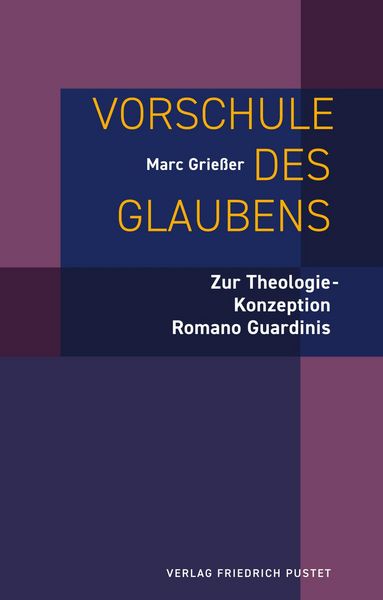 Produktbild: Vorschule des Glaubens
