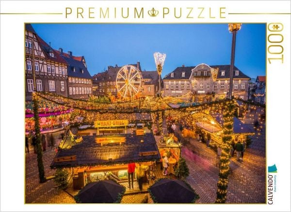 CALVENDO Puzzle Weihnachtsmarkt Goslar | 1000 Teile Lege-Größe 64 × 48 cm Foto-Puzzle für glückliche Stunden