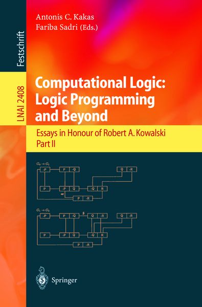 Produktbild: Computational Logic: Logic Programming and Beyond