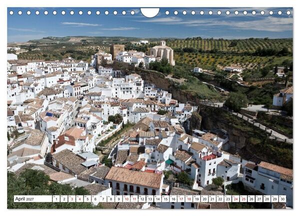 Produktbild: Momente einer Reise - Pueblos Blancos (Wandkalender 2027 DIN A4 quer), CALVENDO Monatskalender