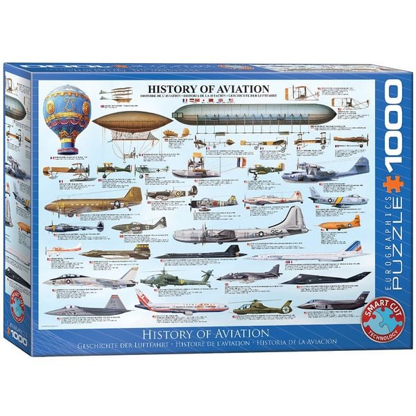 Produktbild: Puzzle 1000 Teile - History of Aviation