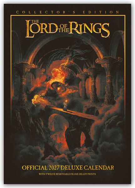 Produktbild: Lord of the Rings &ndash; Der Herr der Ringe &ndash; A3-Deluxe-Posterkalender 2027