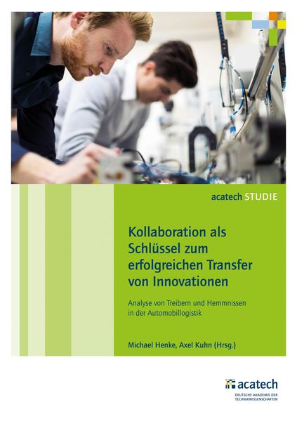 Produktbild: Kollaboration als Schl&uuml;ssel zum erfolgreichen Transfer von Innovationen