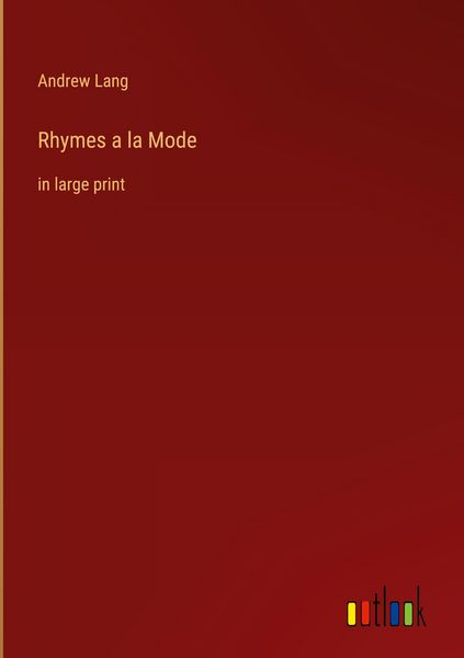 Produktbild: Rhymes a la Mode