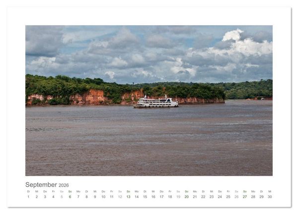 Produktbild: Amazonas, eine Reise entlang seiner Ufer (Wandkalender 2026 DIN A2 quer), CALVENDO Monatskalender