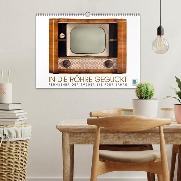 Produktbild: Fernseher der 1950er bis 70er Jahre: In die R&ouml;hre geguckt (Wandkalender 2026 DIN A3 quer), CALVENDO Monatskalender