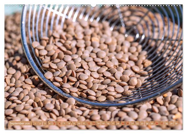 Produktbild: Bohnen Erbsen Linsen (hochwertiger Premium Wandkalender 2026 DIN A2 quer), Kunstdruck in Hochglanz