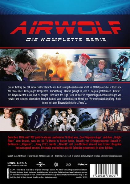 Produktbild: Airwolf - Die komplette Serie (Keepcase) [18 BRs]