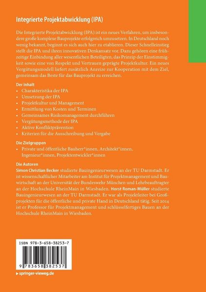 Produktbild: Integrierte Projektabwicklung (IPA)